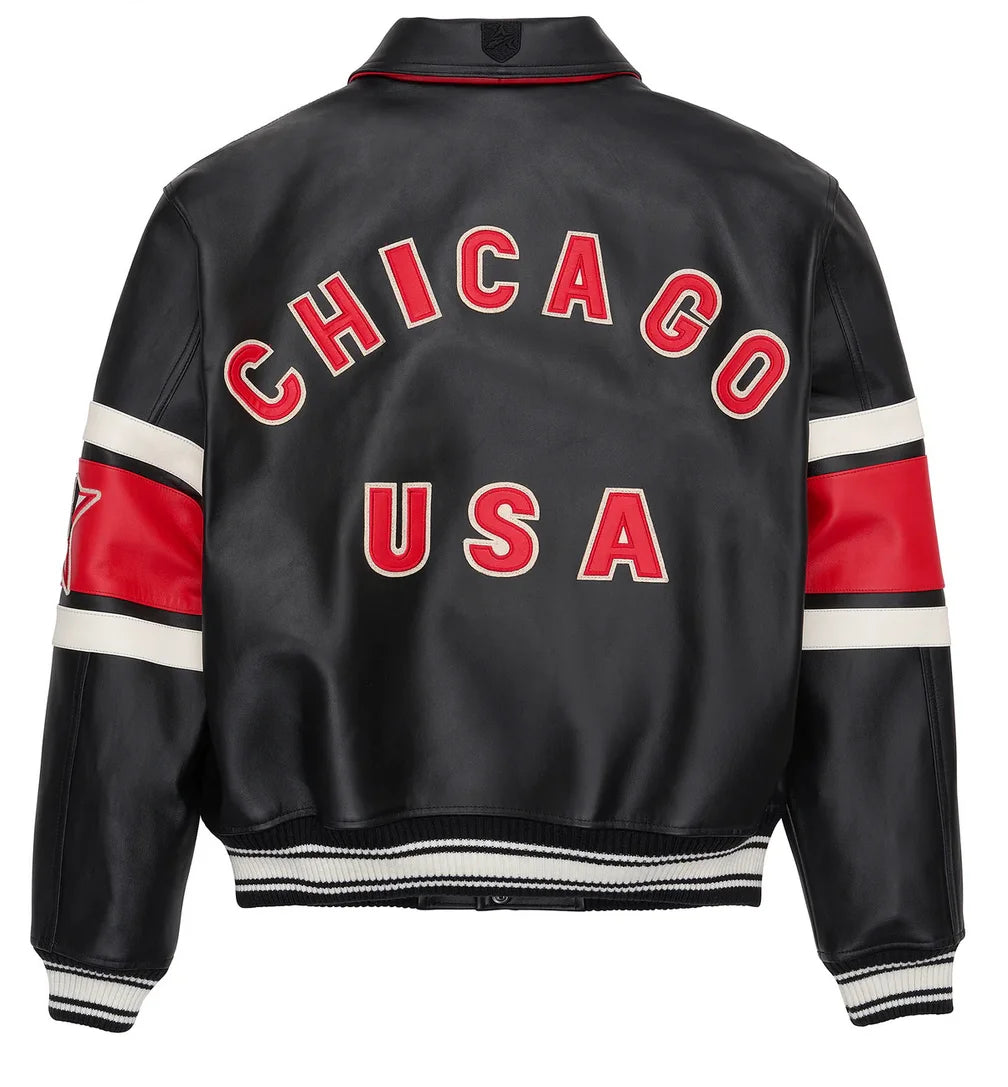 Men's Clothing Genuine Leather Jacket with American Size French Lamb Leather Embroidery Autumn Winter Classic Warm Casual Coat