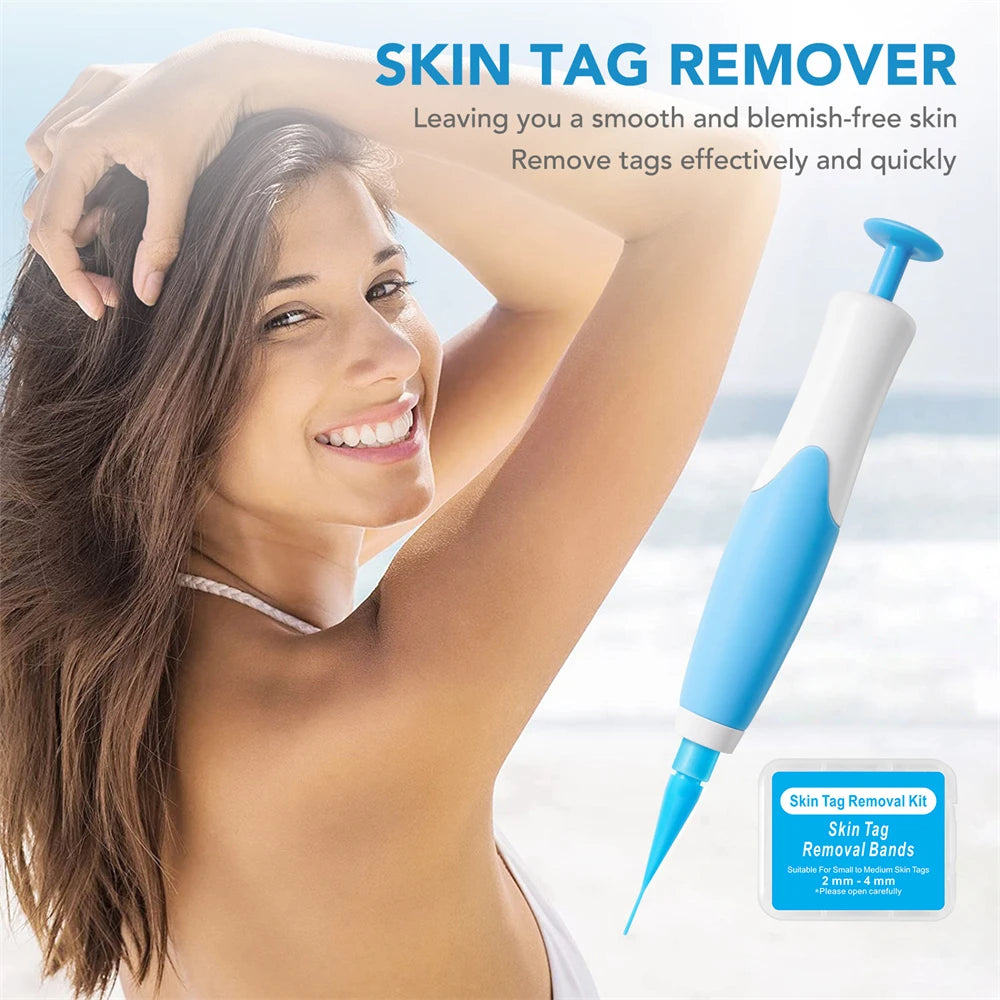 2 IN 1 Auto Micro Skin Tag Remover Device Standard And Micro Skin Tag Removal Kit Adult Mole Wart Remover Face Care Beauty Tools