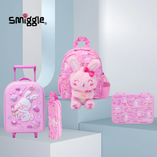 Australia Smiggle Cute Backpack Children's Backpack, Lunch Bag, Pen Bag, Meal Box, Cold Water Cup Single Item Purchase