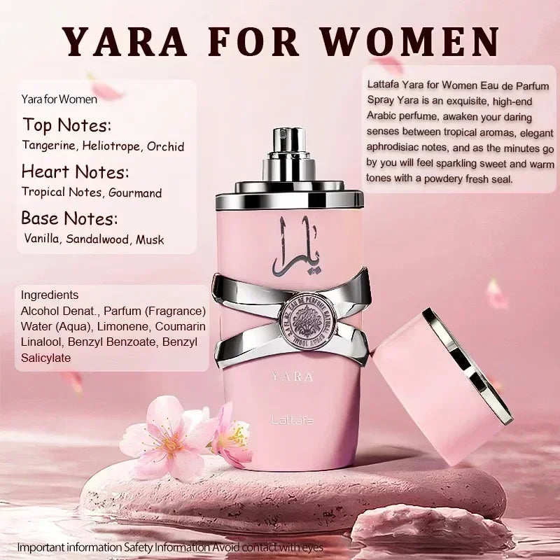 عطر بخاخ أصلي 100 مل، عطر رجالي يدوم طويلاً، عطر يارا موي توس أسد للنساء، فيرومونات طويلة الأمد، هدية