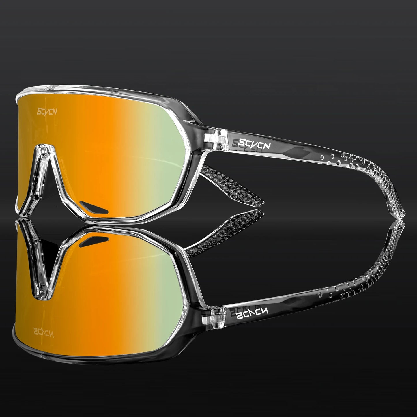 Scvcn Sunglasses Cycling Glasses Photochromic Sports for Men Sun Mountain Bike Road Bicycle Eyewear Goggles UV400 Polarized MTB