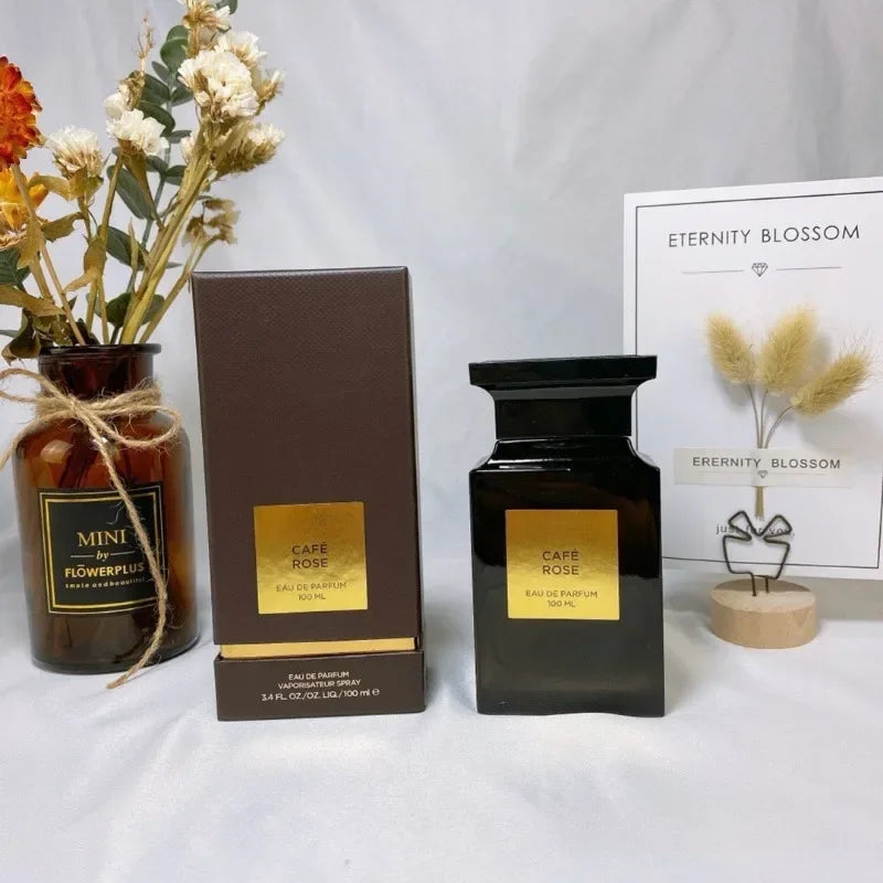100ml Brand Perfume Men Women High Quality Unisex Long-lasting Eau De Cologne Parfum Spray Women Classic Rose Series Parfume