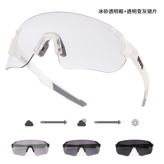 Photochromic Sunglasses Bike for Men Outdoor Driving Eyewear Women MTB Road Bicycle Cycling Glasses UV400 Sports Goggles