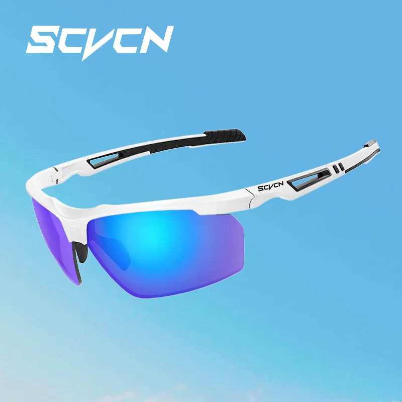 SCVCN Polarized Cycling Glasses Fishing Sunglasses UV400 Protection Bicycle Sports MTB Road Bike Eyewear Men Women Cycle Goggles