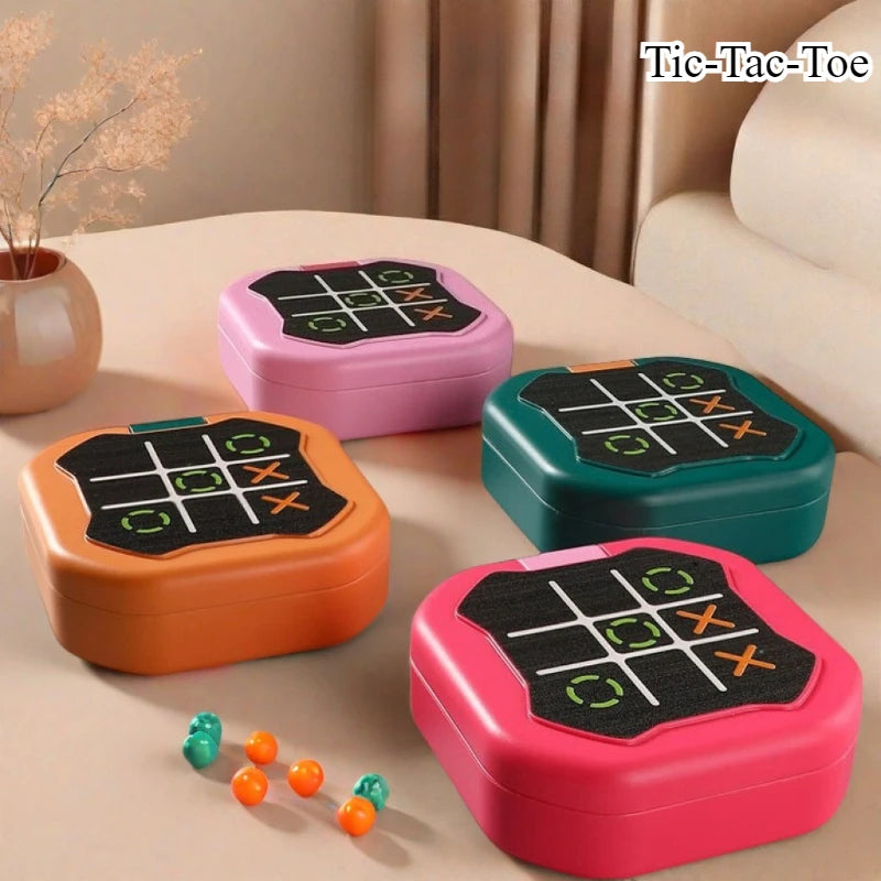Tic-Tac-Toe Board Board Multifunctional Electronic Games Montessori Puzzle Table Game Chess Chess Set Portable For Adults Kids