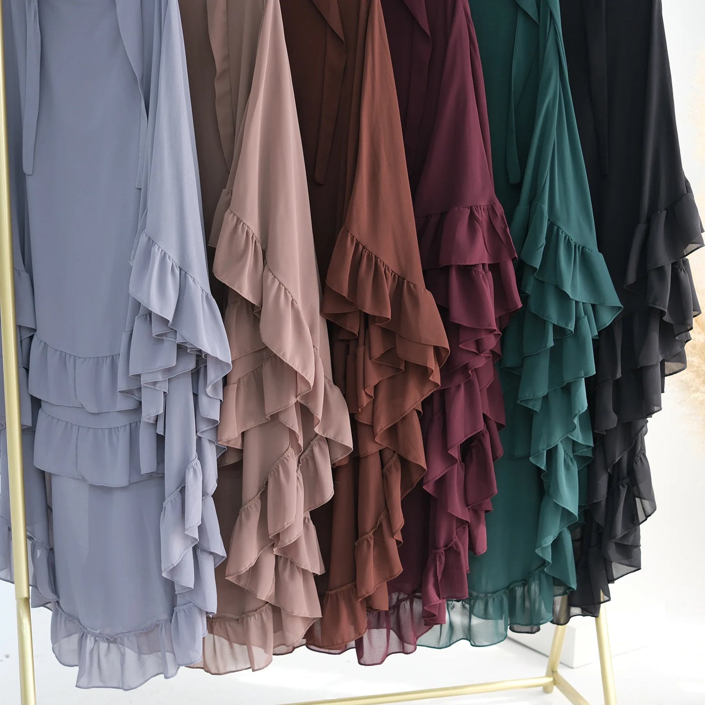 Long Chiffon Khimar Abaya Niqab Muslim Maxi Hijab for Women – Elegant Islamic Prayer & Ceremonial Clothing