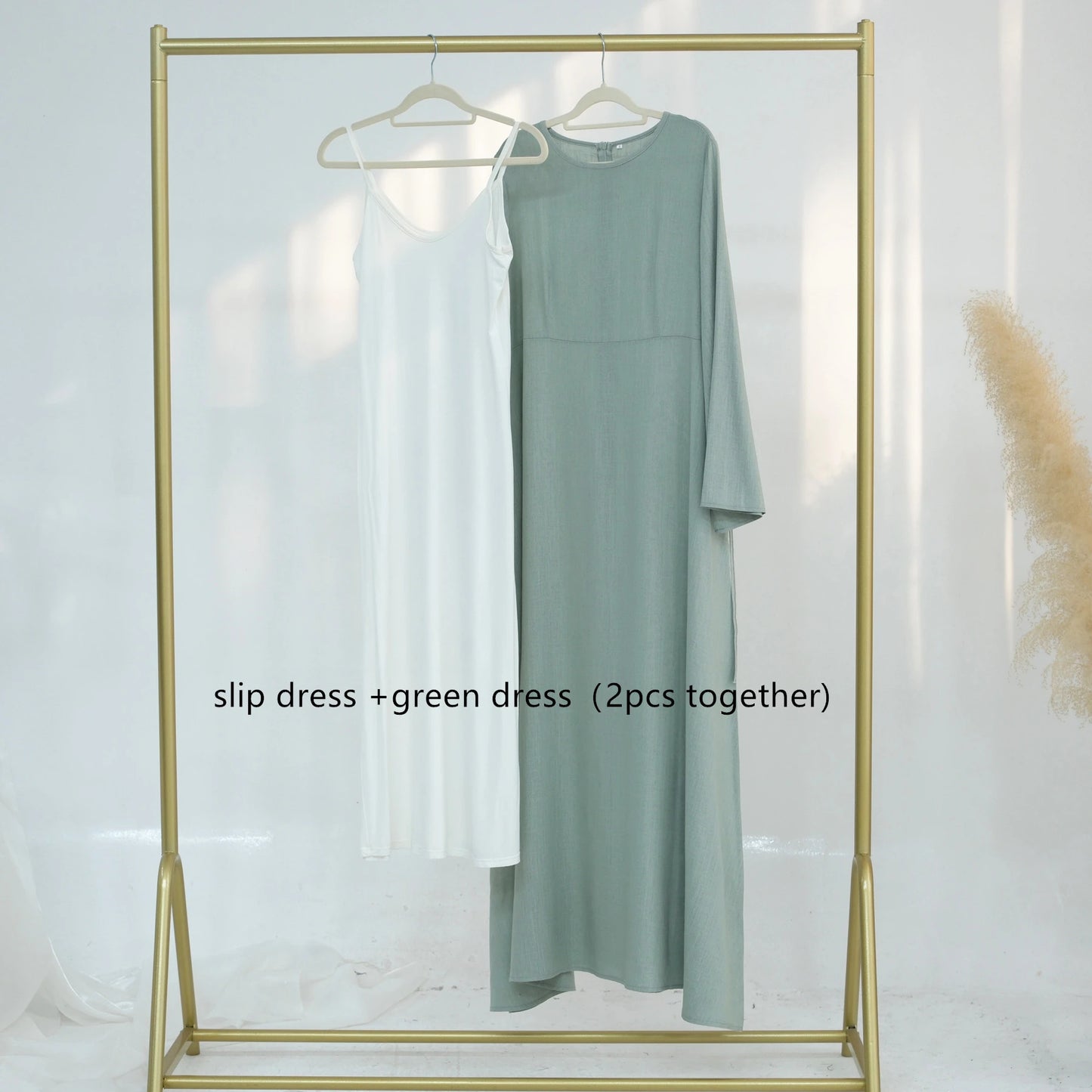 2025 Linen Pink Abaya Eid Ramadan Modest Maxi Dress Solid Color Robe Arabe Elegant Women Muslim Dresses Caftan Marocain Femme