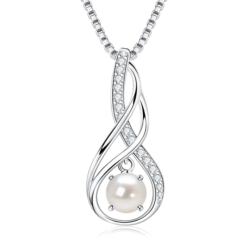 Lnngy 925 Sterling Silver Pear Cut Artificial Emerald Pendant Necklace Colorful Birthday Stone Necklaces Jewelry for Friends