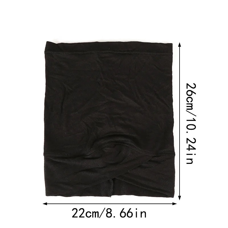 Women Stretchy Turban Modal Jersey Inner Hijab Muslim Hat Solid Color Tube Cap Islamic Under Scarf Headwrap Bonnet Arab Headband
