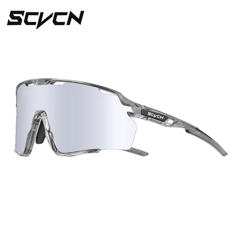 Scvcn Cycling Sunglasses for Men Glasses UV400 Bicycle Goggles Mountain Road Bike Eyewear Multi Colors Running Hiking Driving