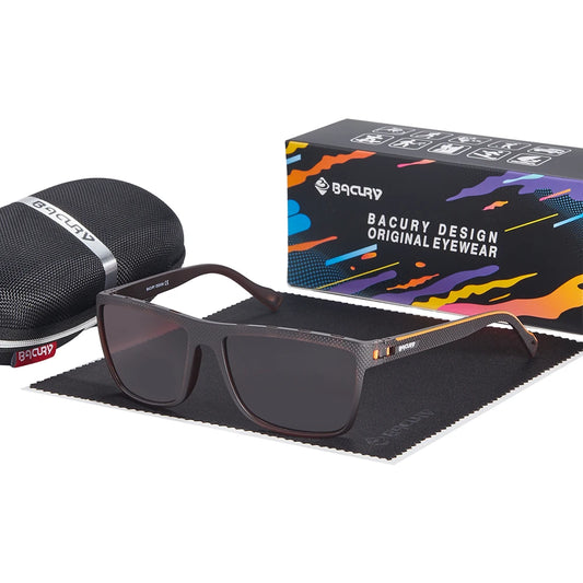 BACURY TR90 Sports Sunglasses Men Polarized Sun Glasses Light Weight Women Driving Hiking Eyewear Accessory Oculos