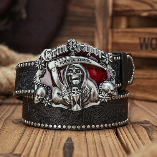 A men's and women's casual retro belt Western style! PU leather belt with metal buckle, suitable for daily work wear