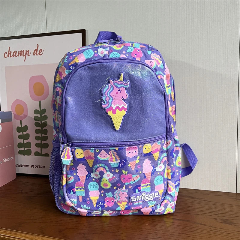 Genuine Australia Smiggle Backpack Cartoon Series Stationery Schoolbag Lunch Bag Anime Backpack Student Gift Separate Purchases