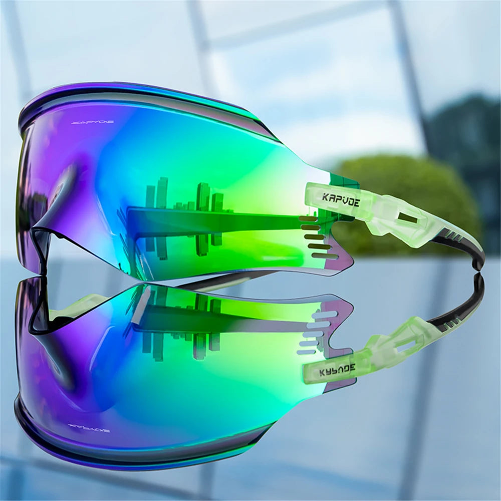 KAPVOE Men Outdoor climbing Driving Bicycle Cycling Glasses Sport Runing Sunglasses Women MTB Bike Goggles Road Riding Eyewear