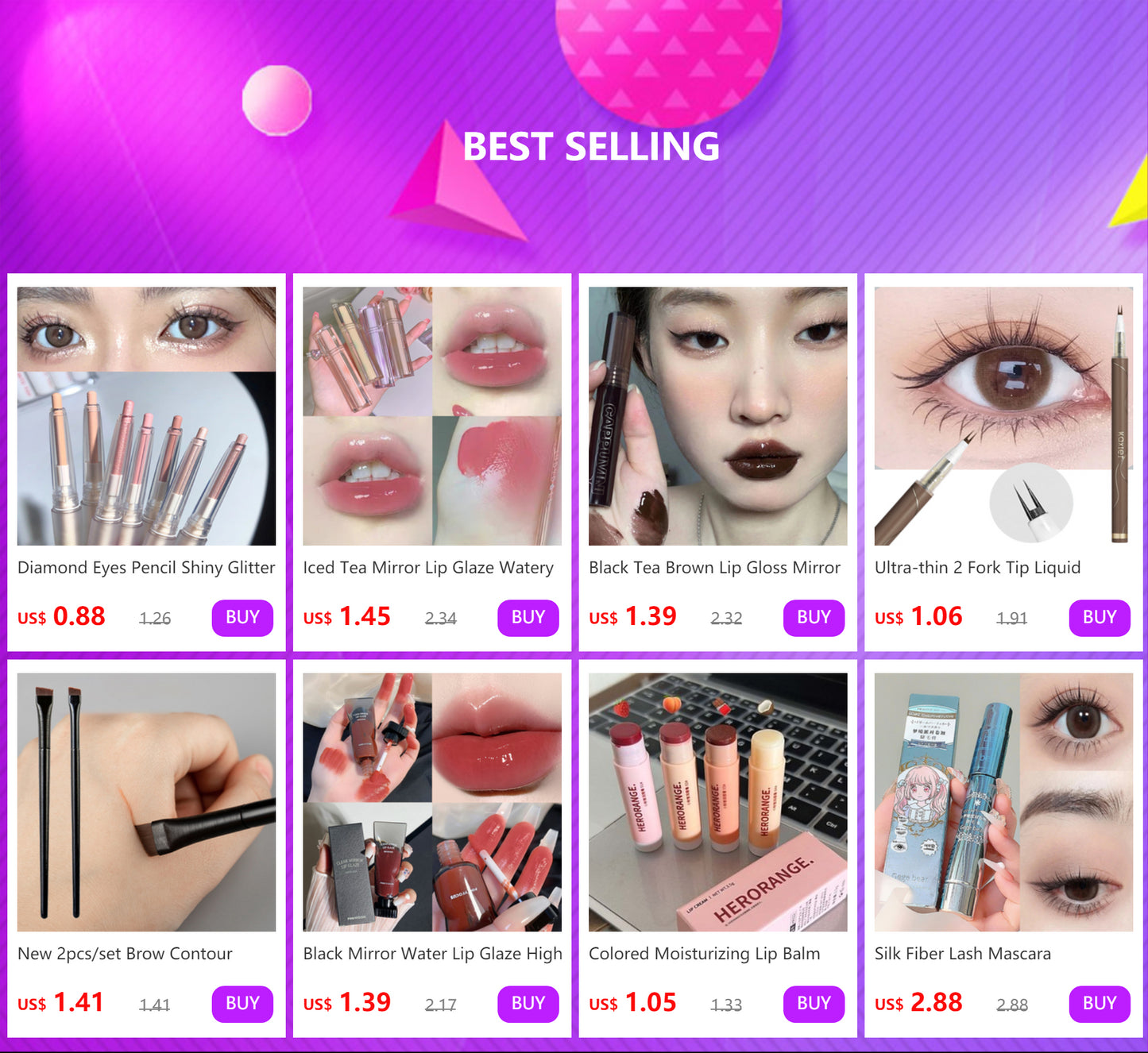 Mini Lipstick Set Matte 4 Colors Lipstick Combination 4 Sections Velvet Grapefruit Red Lip Pigment Non-stick Cup Lip Gloss kit