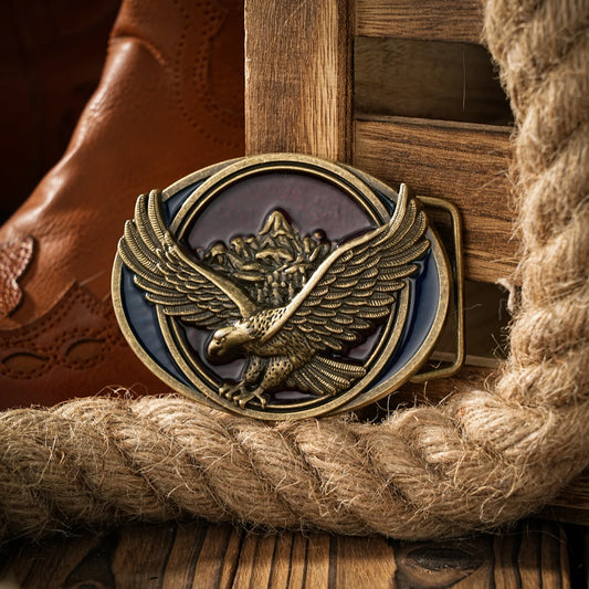 Western style plate buckle belt metal buckle one belt buckle