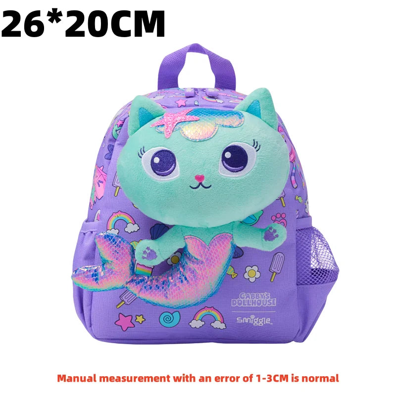 Genuine Australia Smiggle Backpack Gabby'S Dollhouse School Bag Cartoon Series Anime Backpack Student Gift Separate Purchases