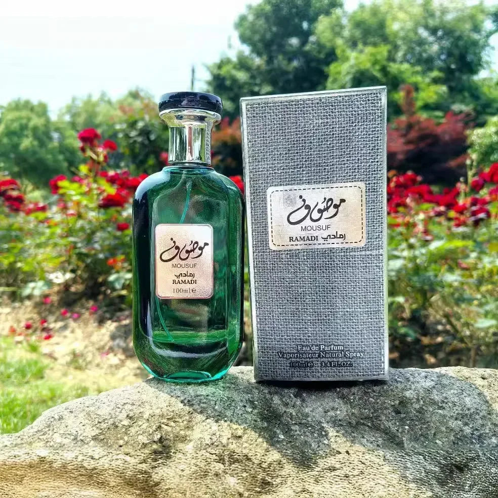 عطر رجالي عربي أصلي عالي الجودة من دبي موسوف، 100 مل، عطر كولونيا يدوم طويلاً للرجال والنساء، عطر خفيف