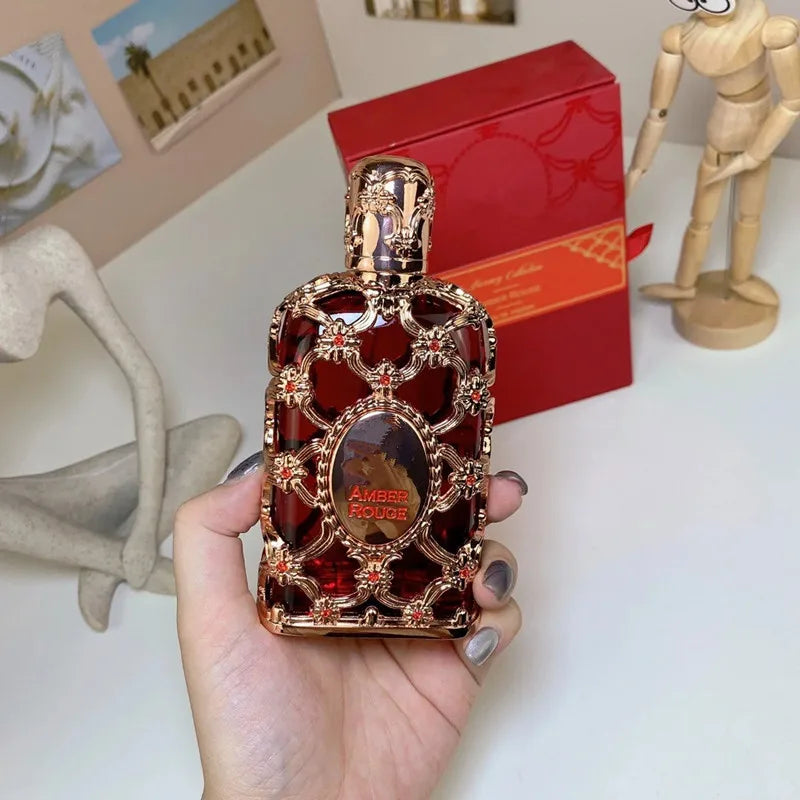 Hot Sales Royal Amber Velvet Gold Oud Saffron Body Perfume Spray 100ml Long-lasting Fragrance Covering Odor Perfume High Quality