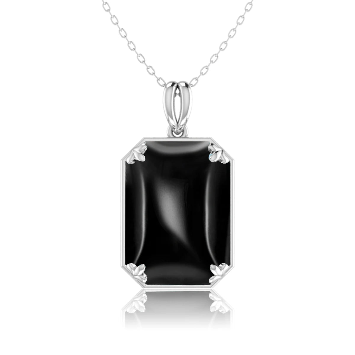 Real 925 Sterling Silver Aquamarine Necklace Pendant Anniversary Banquet Accessories Woman Fine Jewelry 2022 New Without Chain