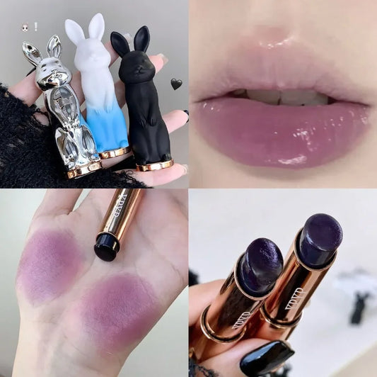 Dark Rose Moisturizing Lip Balm Hydrating Lip Care Stick Exfoliates Dead Skin Smoothens Lip Lines Perfect Base Clear Lipstick