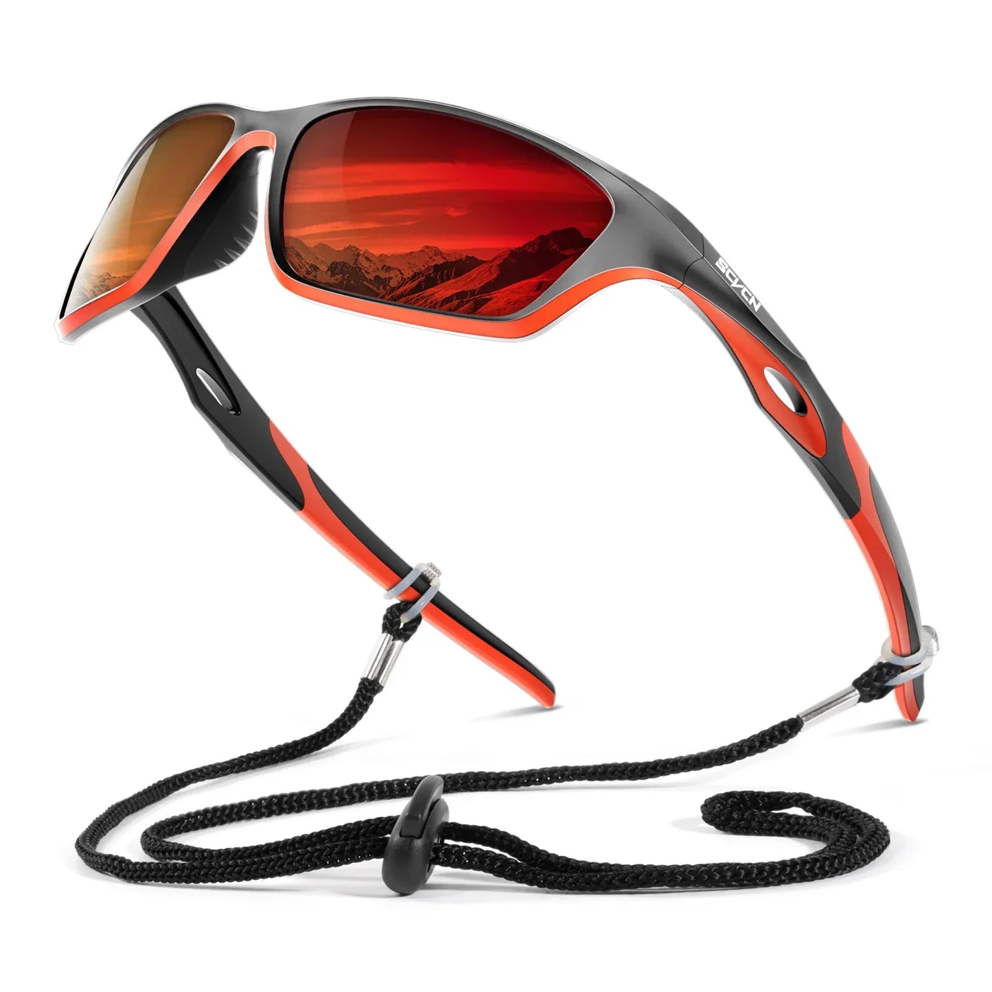 SCVCN New Outdoor Polarized Fishing Sunglasses Man Bike Cycling Glasses UV400 Hiking Goggle Women Mountain Sport Bicycle Eyewear