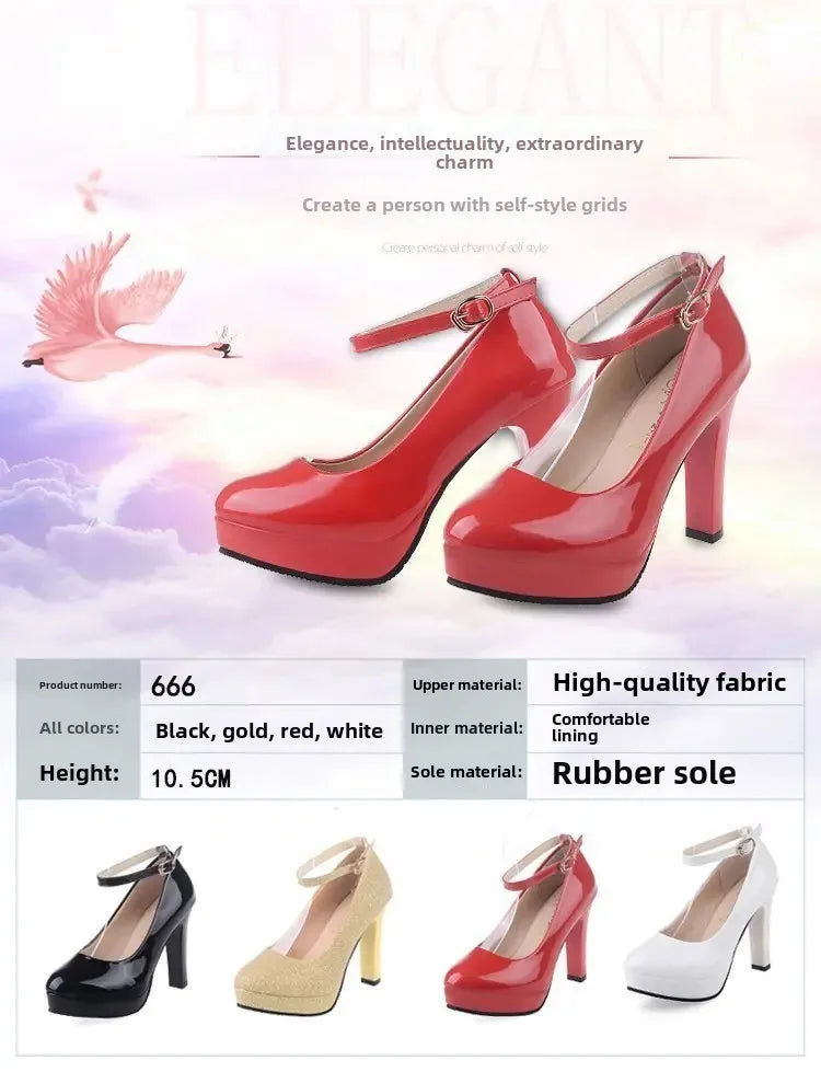 Korean Style Round Toe Flat Heel Women's Shoes Plus Size Single Shoe Quick Selling On Tebay Amazon Foreign Trade Women's Footwea