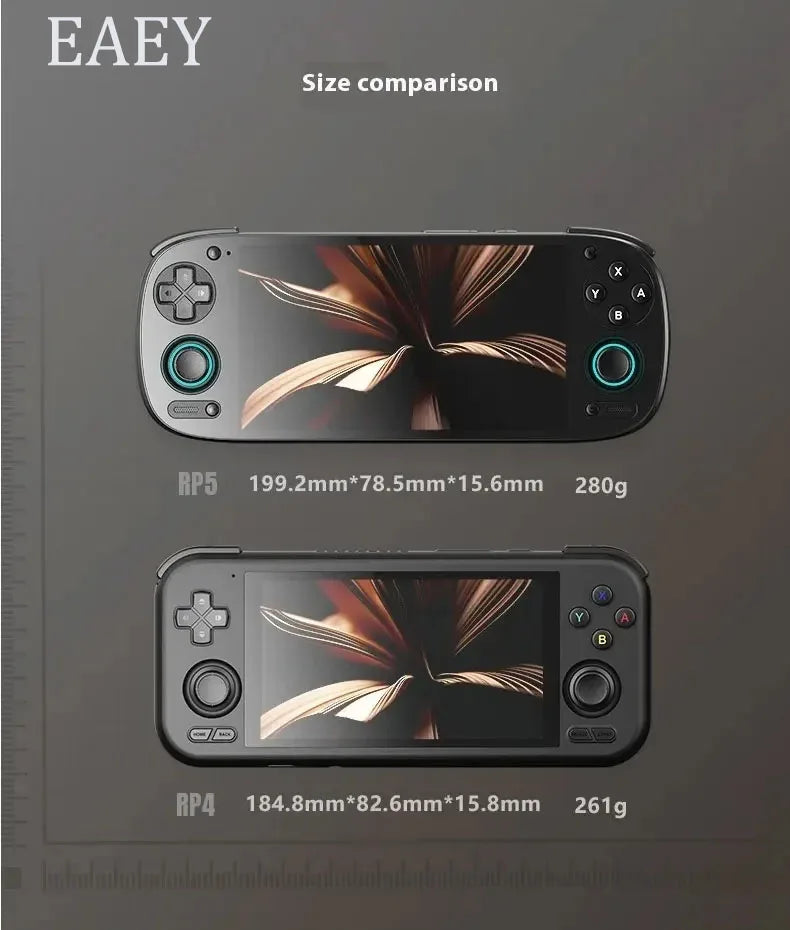 Retroid Pocket 5 Retro Handheld: SD865, 512G, Android 13 | 5.5" OLED, PSP Games, Portable Game Console Best Gift For Kids