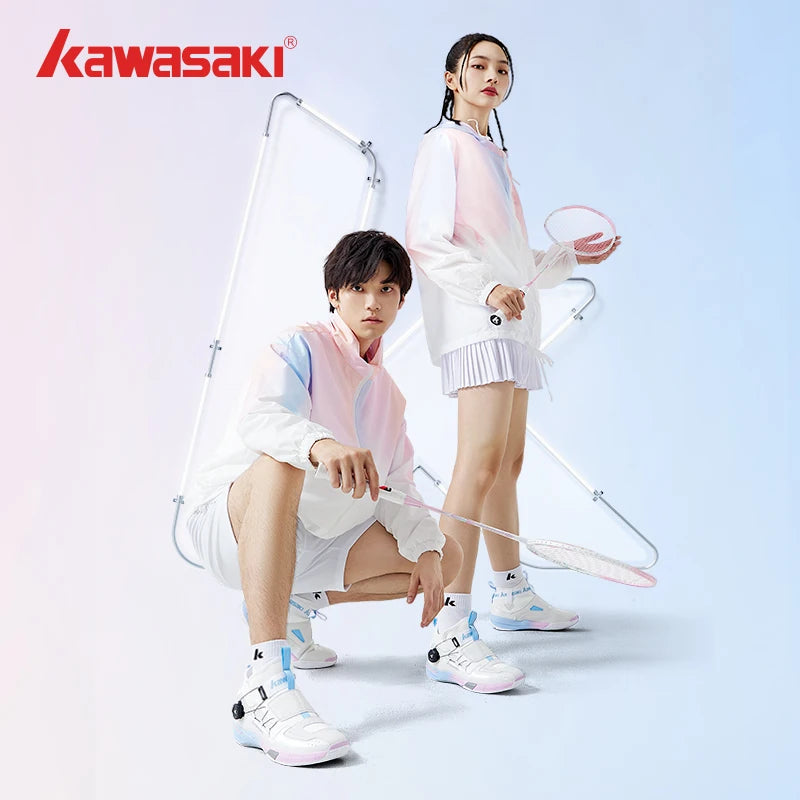 Kawasaki Shock-absorbing Women Sneakers Unisex Mens Tennis Professional Torsion and Wear Resistance Men's Sports Tennis 2023