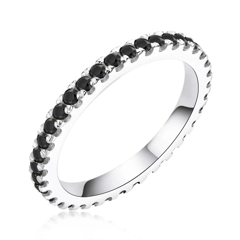 Lnngy anillo plata 925 Sterling Silver Engagement Ring Sparkling Coloful Mini Cubic Zircon Wedding Ring for Women Jewelry Gift