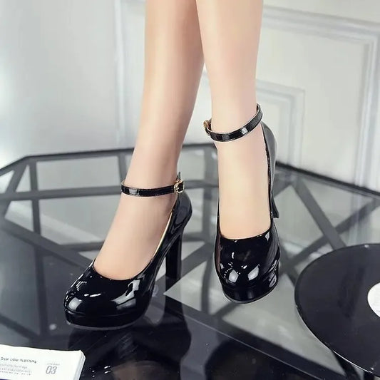 Korean Style Round Toe Flat Heel Women's Shoes Plus Size Single Shoe Quick Selling On Tebay Amazon Foreign Trade Women's Footwea