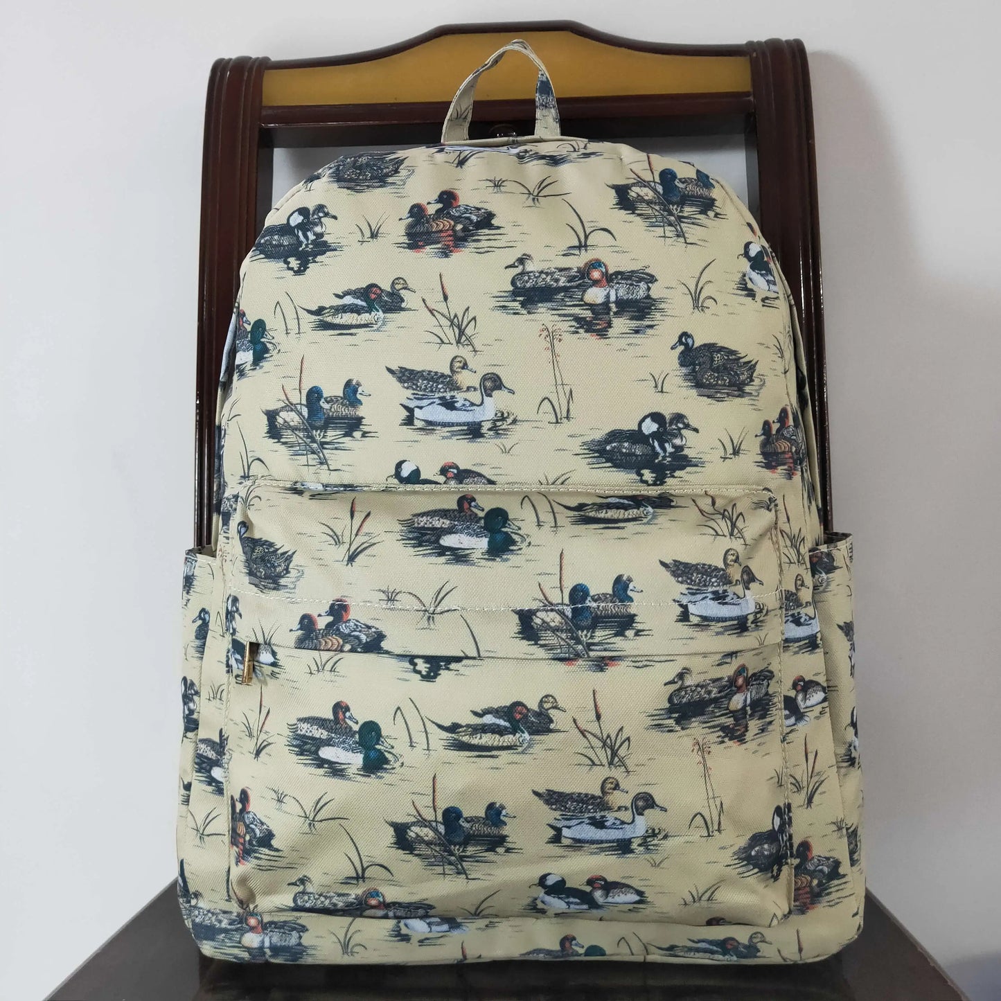 Wholesale Baby Boy Girl Backpack Army Green Camo Duck Print Daypack Toddler Children Outdoor Portable Kids Boutique School Bag