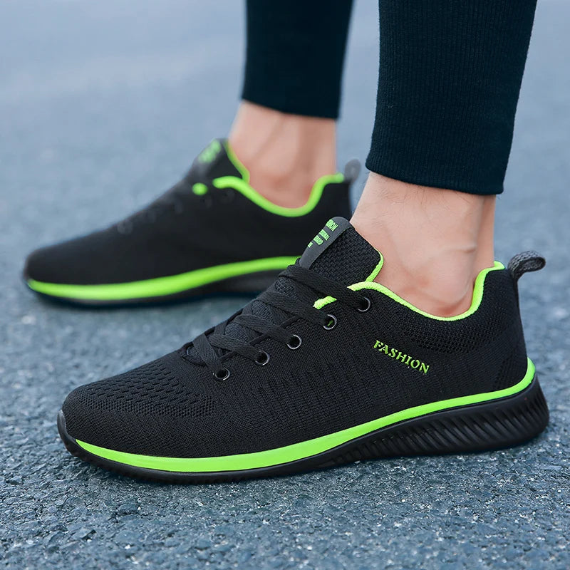 Light Men Sneakers Breathable Mesh Casual Shoes For Men Summer Sport Shoes For Running Plus Size 39-47 Walking Footwear