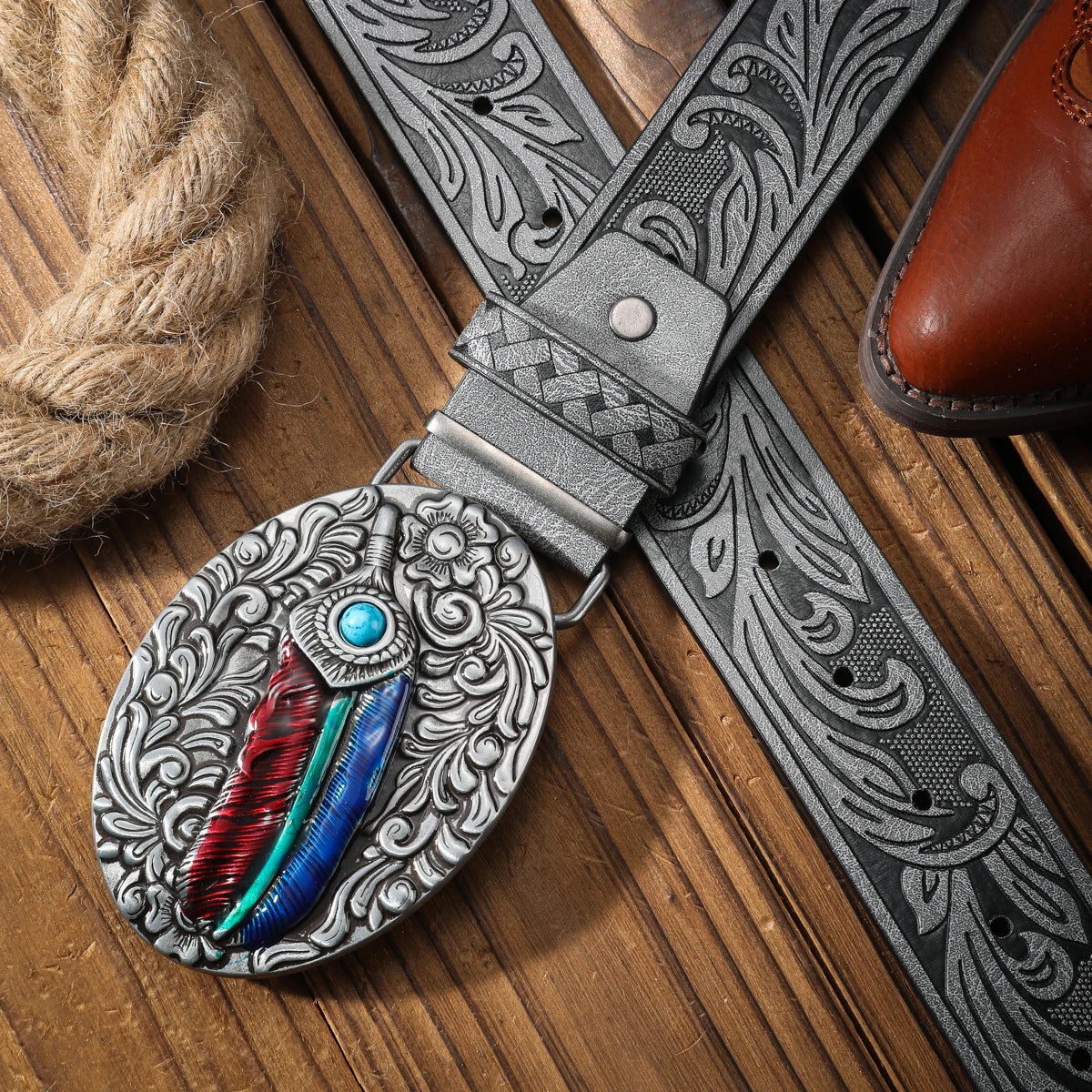 Vintage and fashion collision!  PU leather alloy buckle waistband, for both men and women, to create a personalized western styl