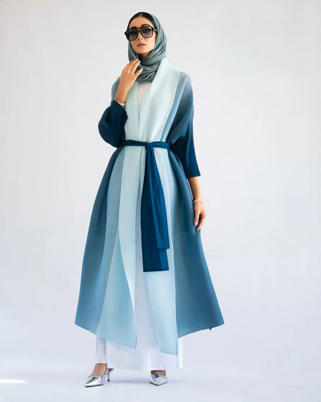 Arabic Clothes Woman Luxury Causal Print Long Coat For Muslim Women Abaya Butterfly Dubai Ramadan 2025 Femme Plus Size Clothing