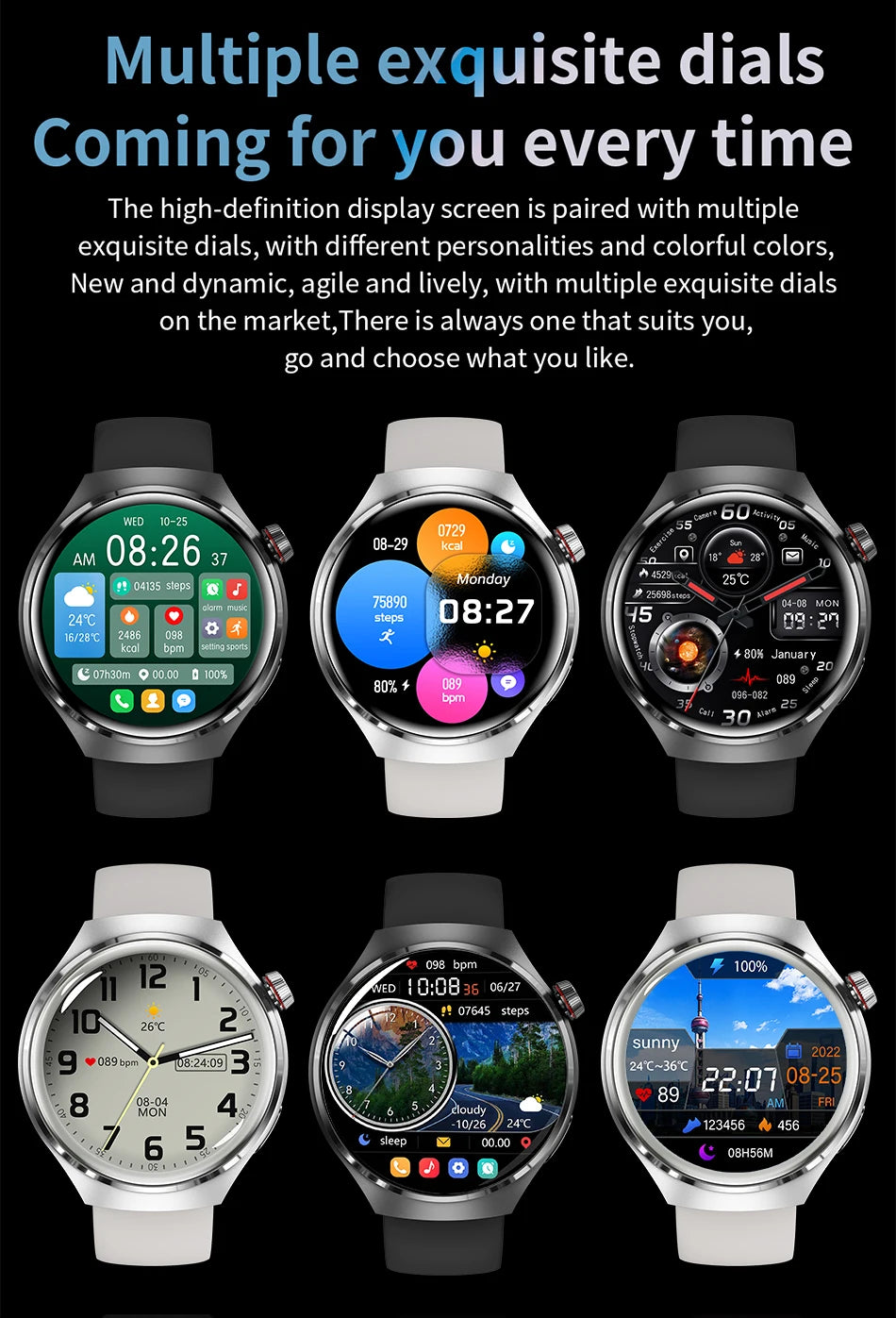 LIGE New Smart Watch Men 1.52 inch Full touch Screen  Bluetooth Call Heart Rate Waterproof Men SmartWatch For GPS Sport Tracker