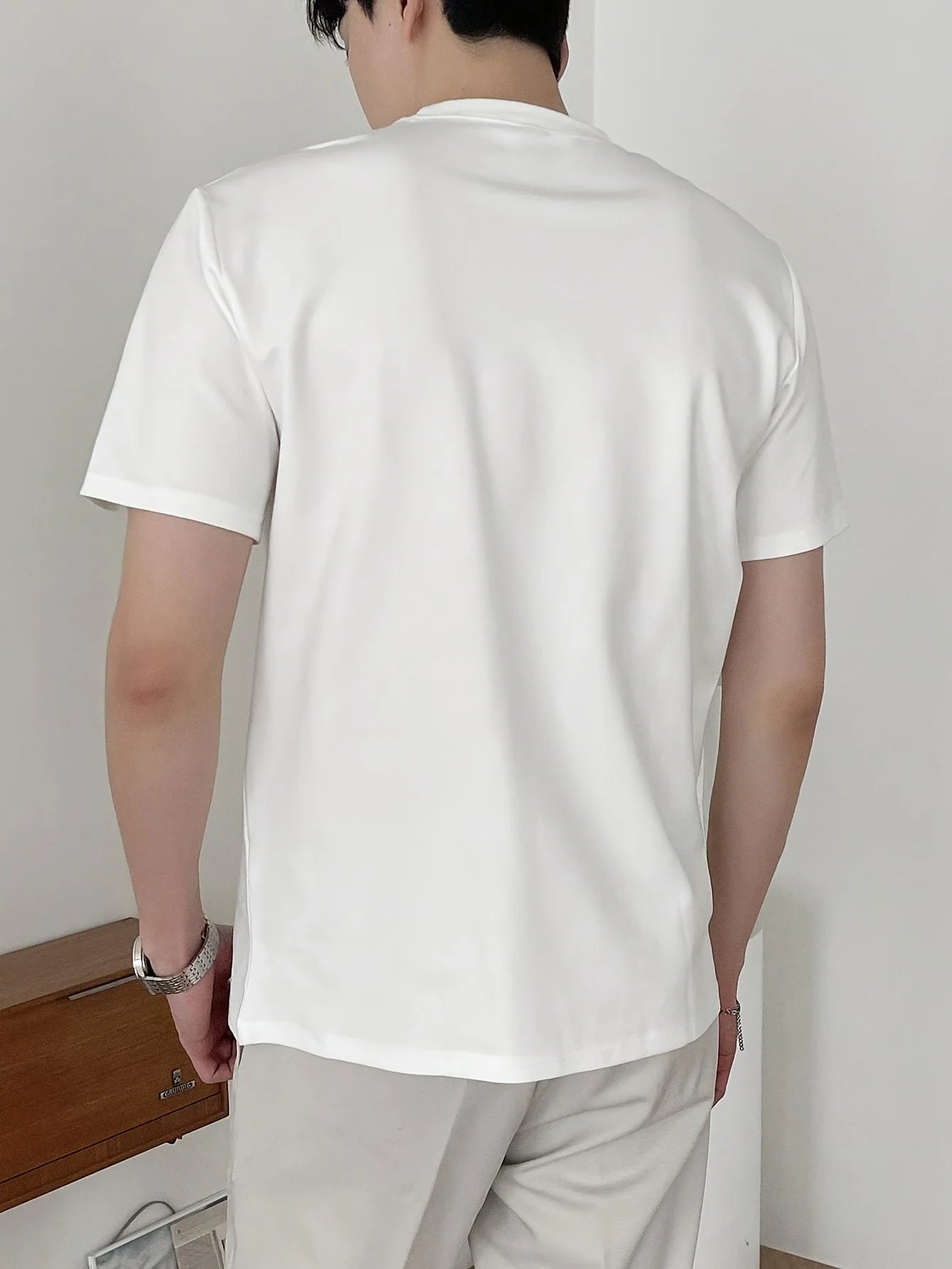 🏍️ Men’s Summer 100% Cotton Casual T-Shirt,Classic Retro Motorcycle Print | Loose Fit | Breathable Comfort