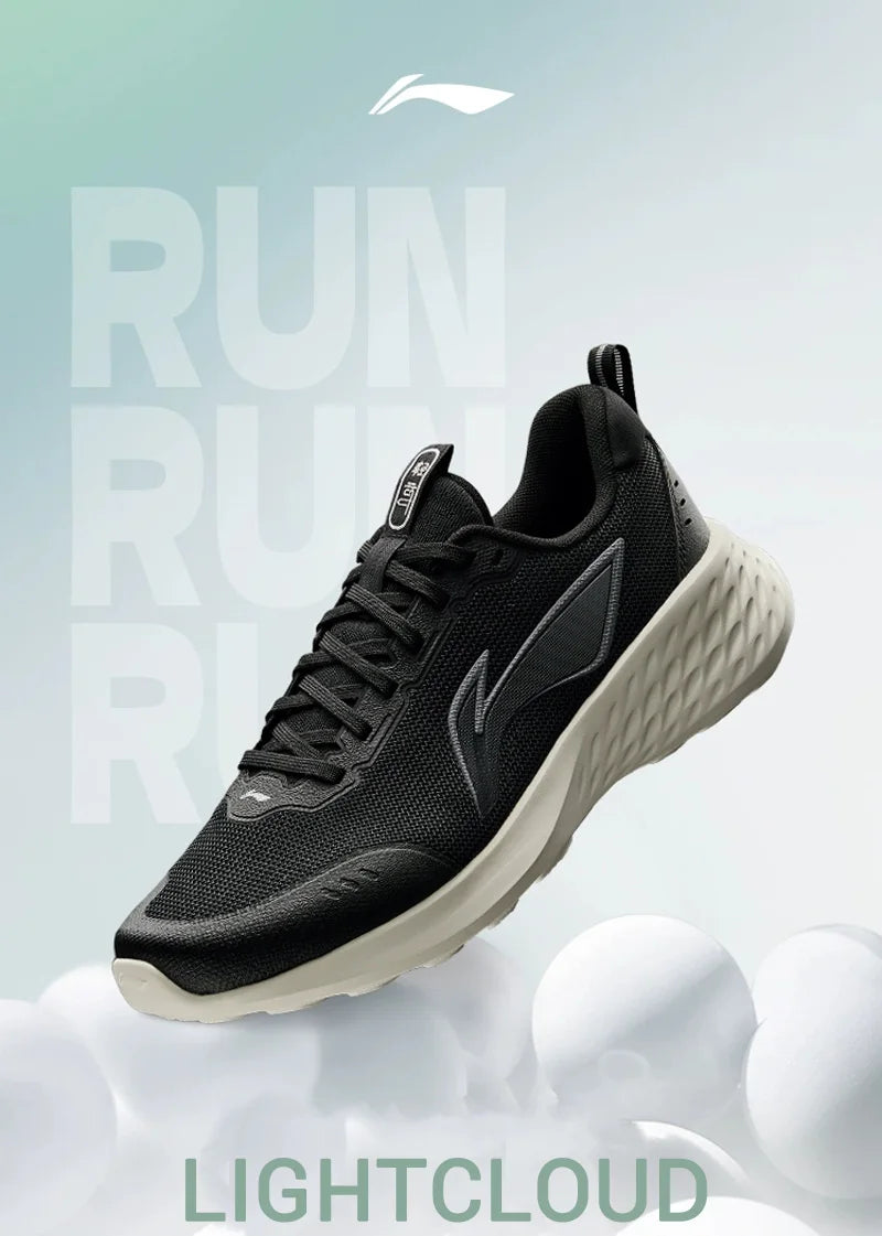Li-Ning Men LIGHTCLOUD Running Jogger Shoes Breathable Comfortable LiNing Leisure Sports Sneakers ARSV037