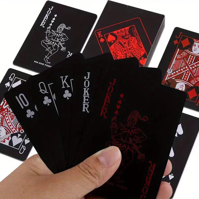 Waterproof PVC Illusionist Poker Cards - Durable & Aesthetically Enhanced Design - Perfect for Game Nights, Parties & Family Fun