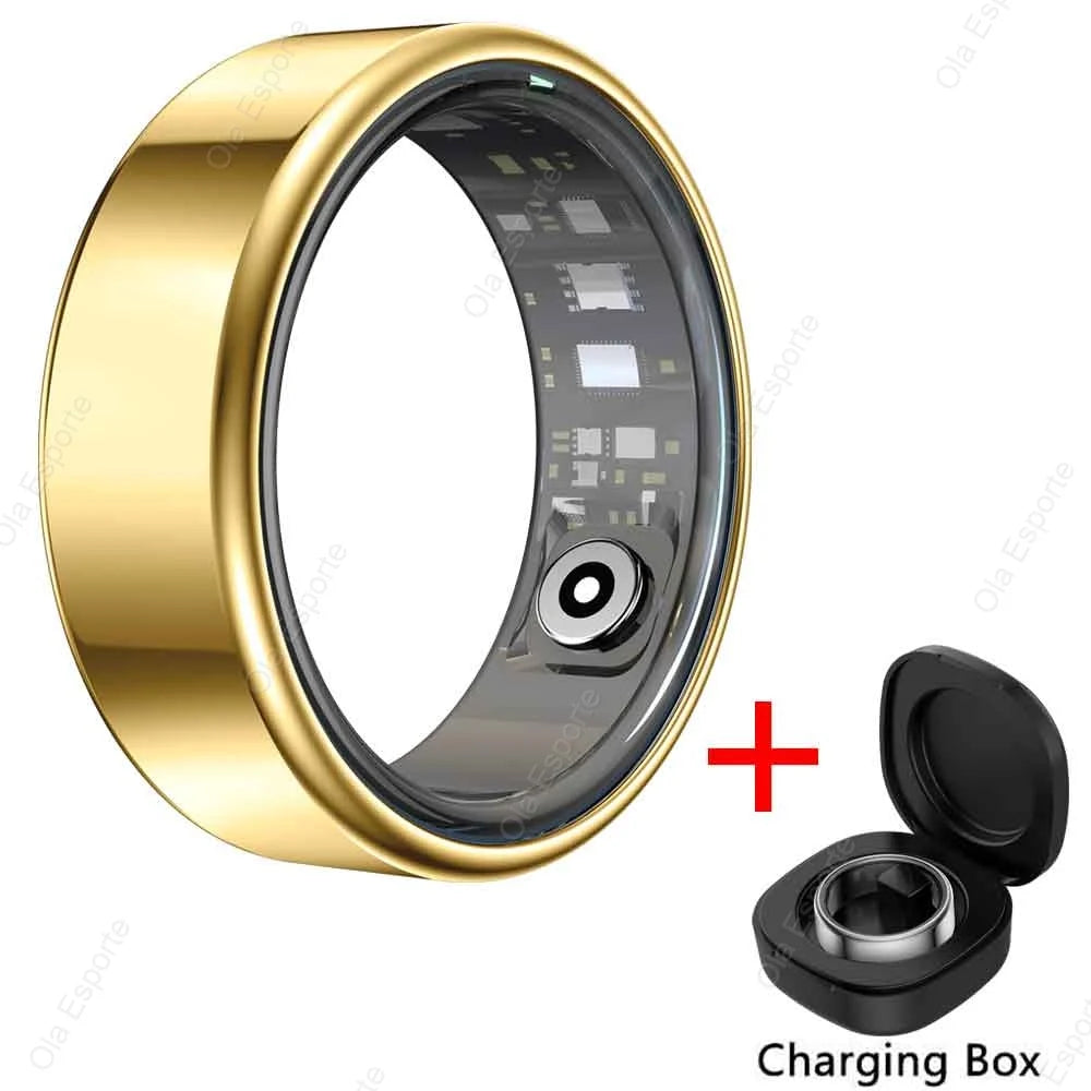 2025 جديد لـ Xiaomi Smart Ring للرجال والنساء، معدل ضربات القلب ورصد الأكسجين في الدم Smartring IP68 و 5ATM مقاوم للماء، وضع متعدد الرياضات