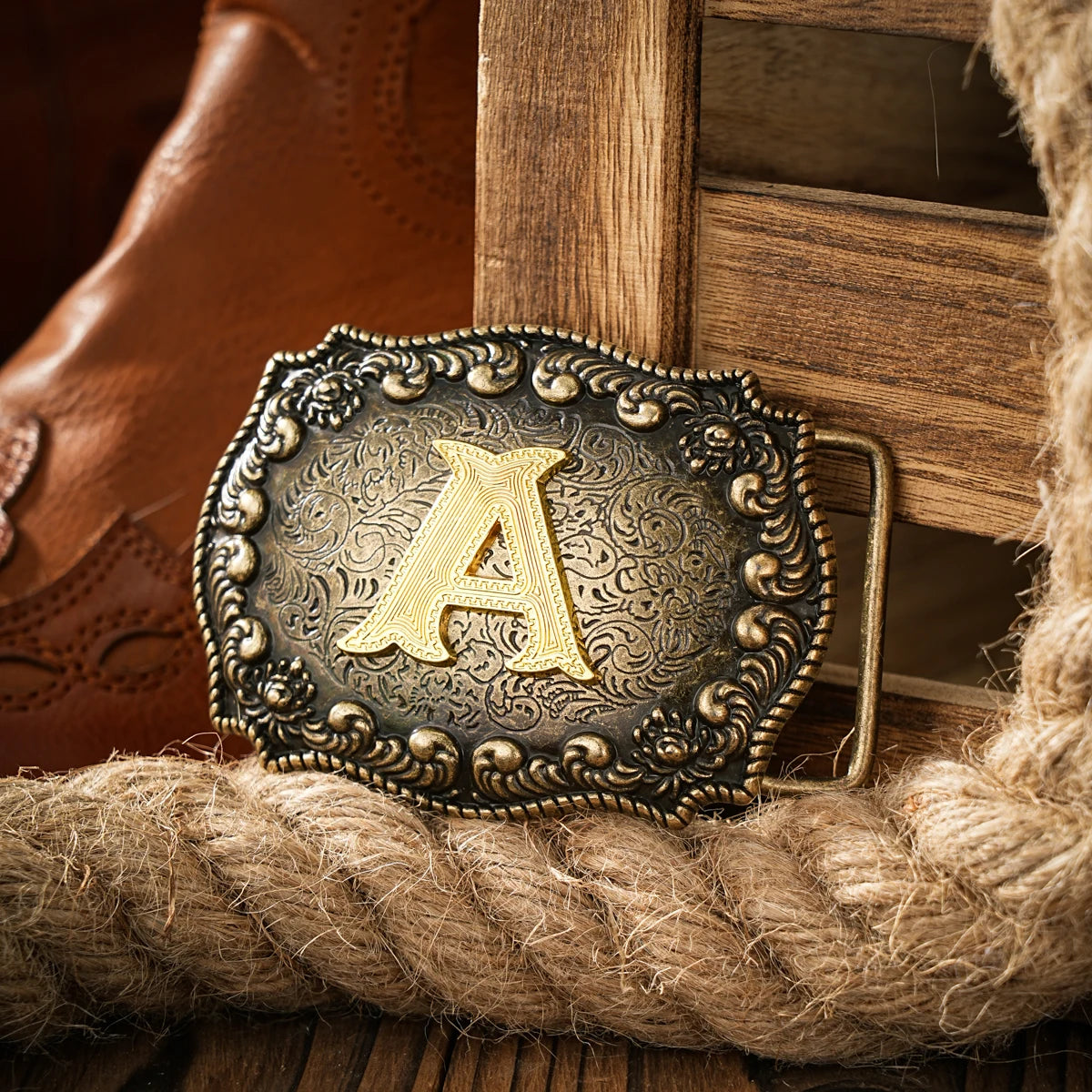 Western style letter motherboard buckle belt buckle head belt buckle head one