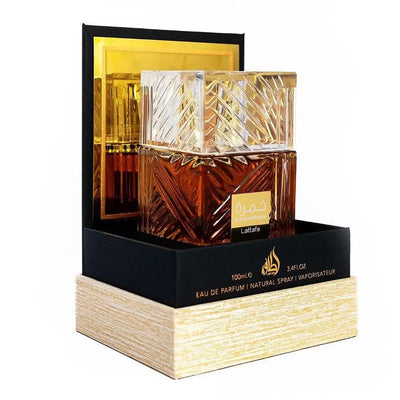100ml Lattafa Khamrah Qahwa 3.4 Oz Eau De Toilette For Men And Women Perfume Middle East Arab Dubai Perfume