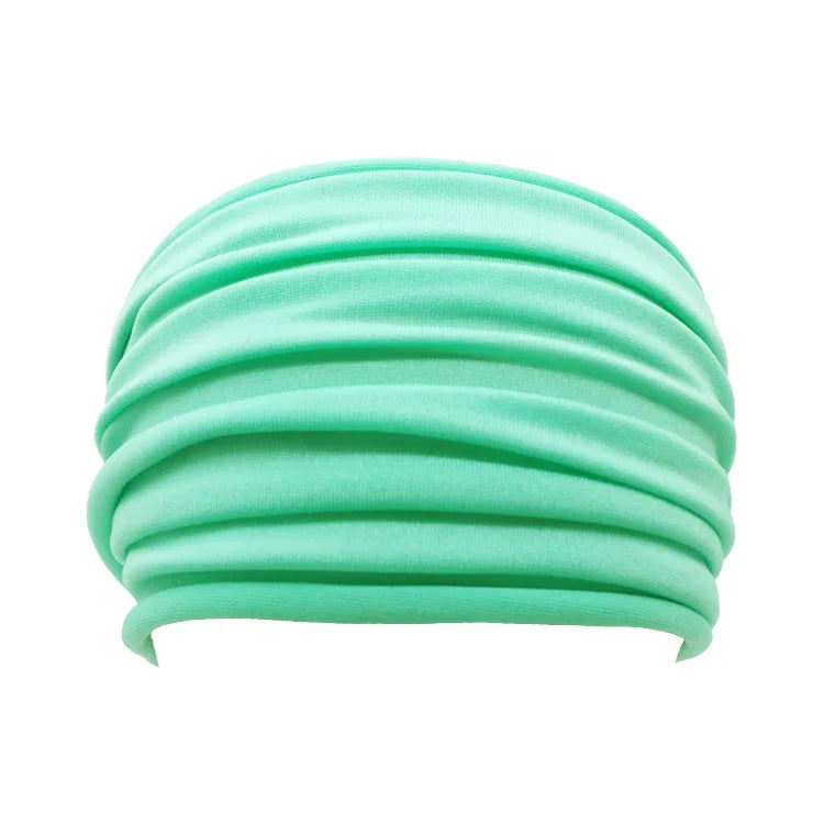 Casual Headwraps for Women Soft Wide Elastic Headband Running Yoga Turban Hair Accessories for Girls Fashion