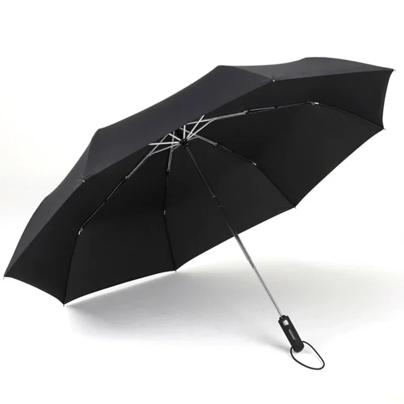 Parachase Large Rain Umbrella Men 120cm Big Folding Automatic Umbrellas Windproof 8K Outdoor Parasol Umbrella Corporation