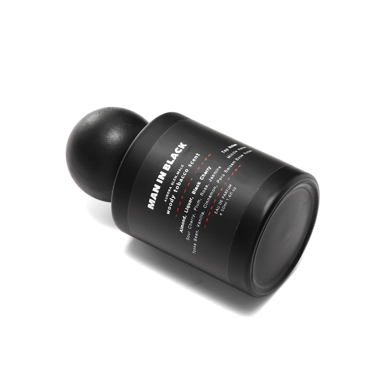 LuxuryMensFragrance MAN in BLACK Men's Perfume - Woody Tobacco Rum Leather Long Lasting EDP for Business Night PowerPerfume