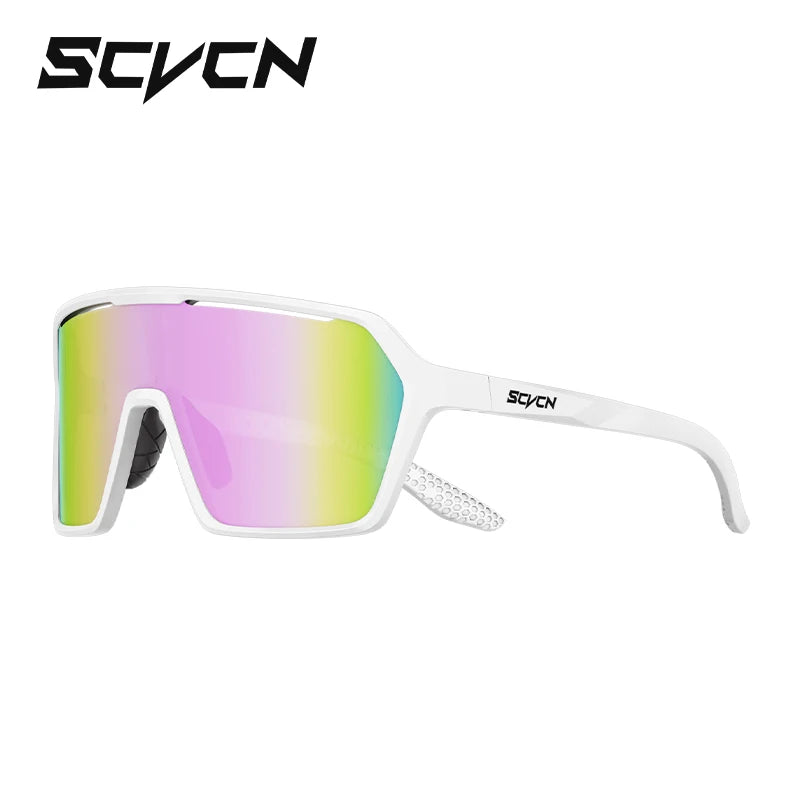 SCVCN Photochromic Sunglasses for Men Cycling Glasses UV400n Women Driving Glasses MTB Road Bike Sport Eyewear Running