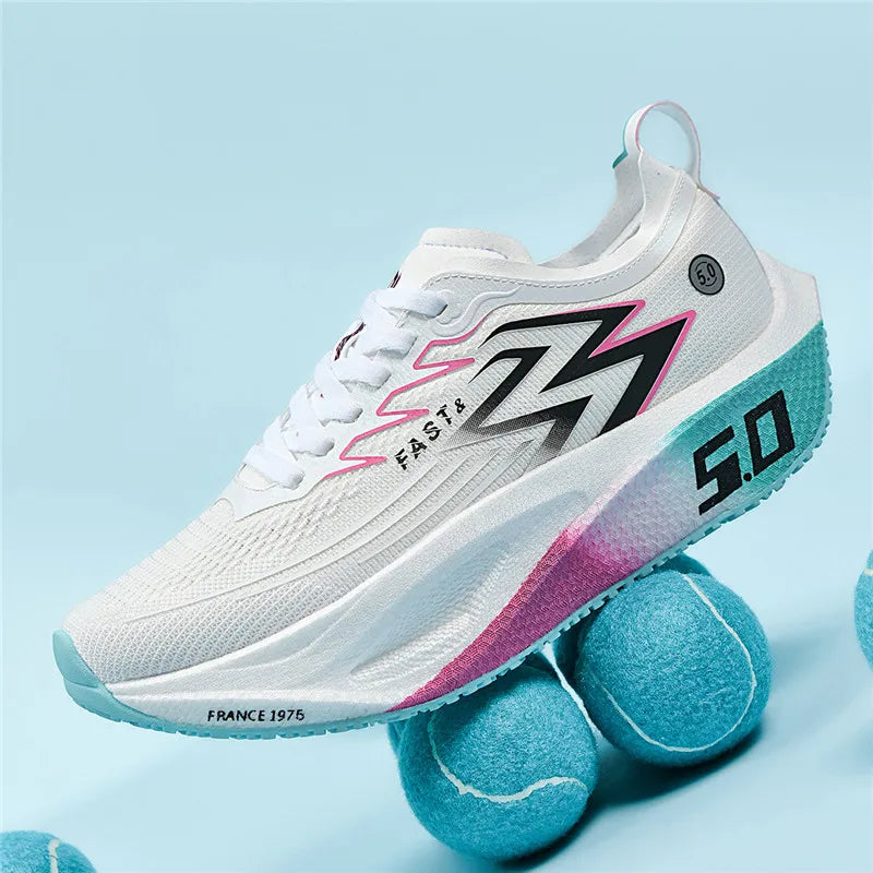 Men's Sports Shoes Cushioning Non-Slip Flat Wear Resistant Sneakers Mesh Breathable Platform Soft Running Shoes for Man