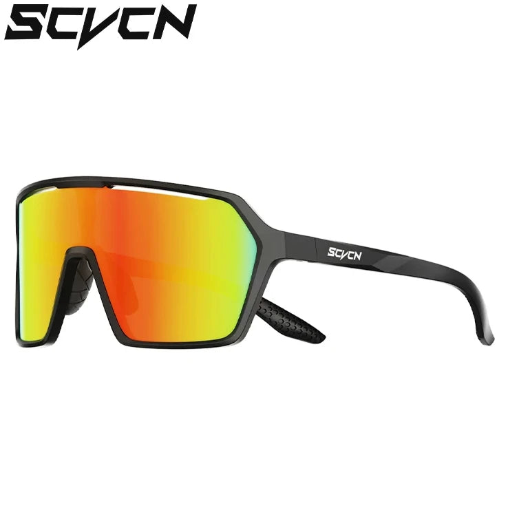 SCVCN Sunglasses for Men Cycling Glasses Fashion Photochromic Women Bike Mountain Road Bicycle Eyewear Cycle Goggles UV400 MTB