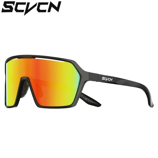 SCVCN Sunglasses for Men Cycling Glasses Fashion Photochromic Women Bike Mountain Road Bicycle Eyewear Cycle Goggles UV400 MTB