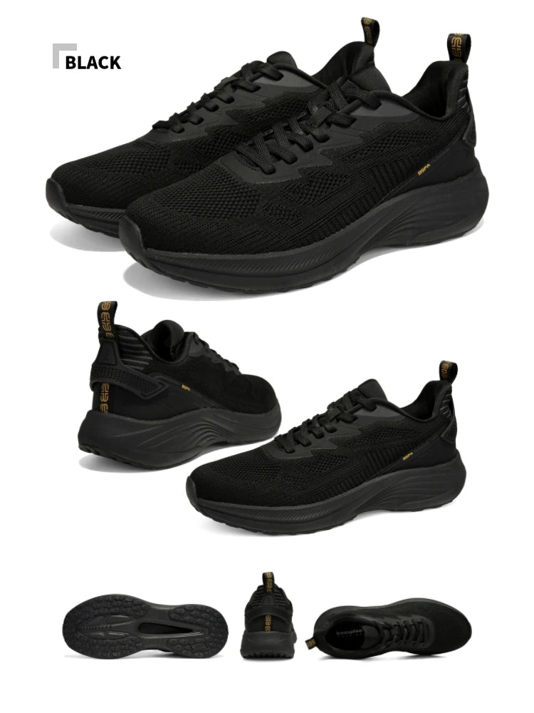 Baasploa Men Running Shoes 2025 Fashion Outdoor Lightweight Non-slip Sneakers Male Mesh Breathable Sports Shoes Wear Resistant